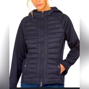 Barbour quilted zip jacket